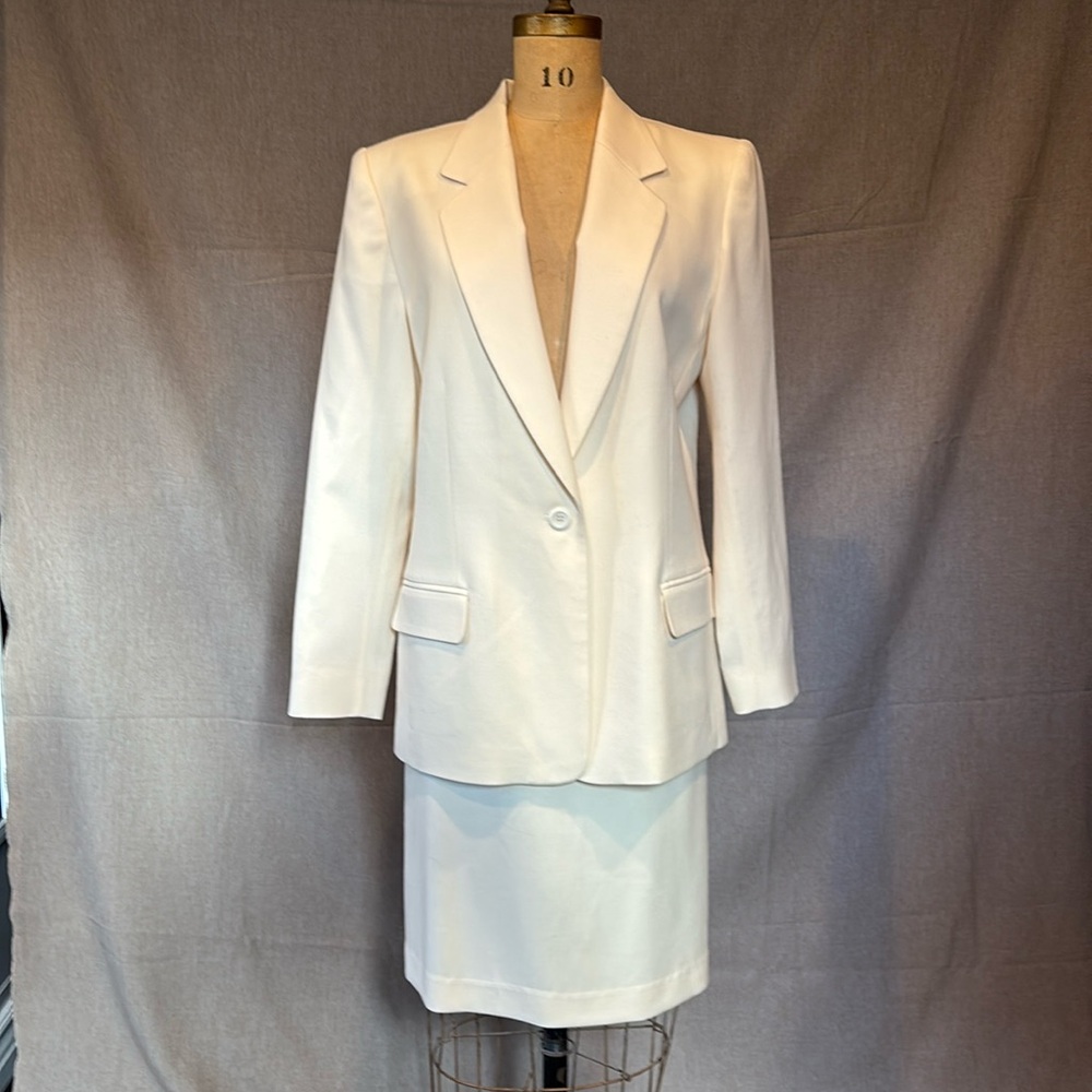 Pendleton Virgin Wool Blazer & Skirt Set